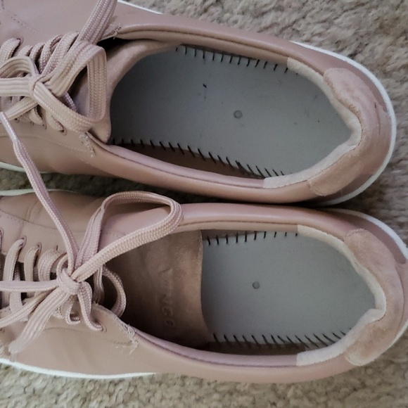 Vince pink leather lace up sneakers,  women's size 5.5 - Picture 7 of 9